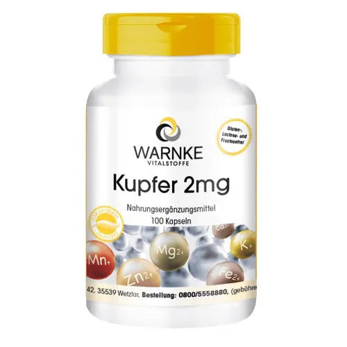 Copper 2mg, copper bisglycinate