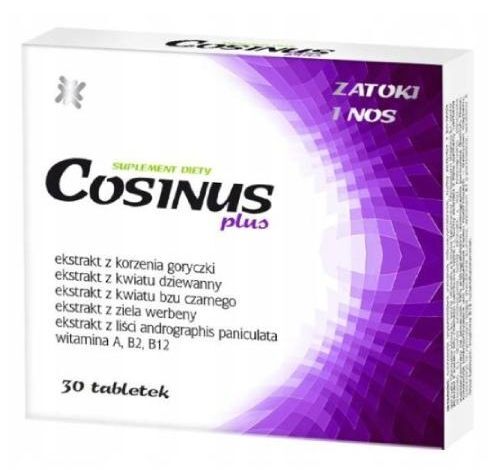 Cosinus Plus 30 tablets UK