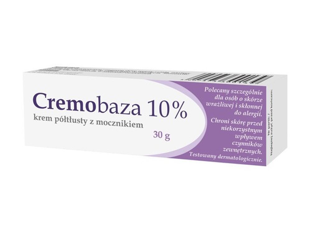 Cremobaza 10% vanishing cream with urea 30g