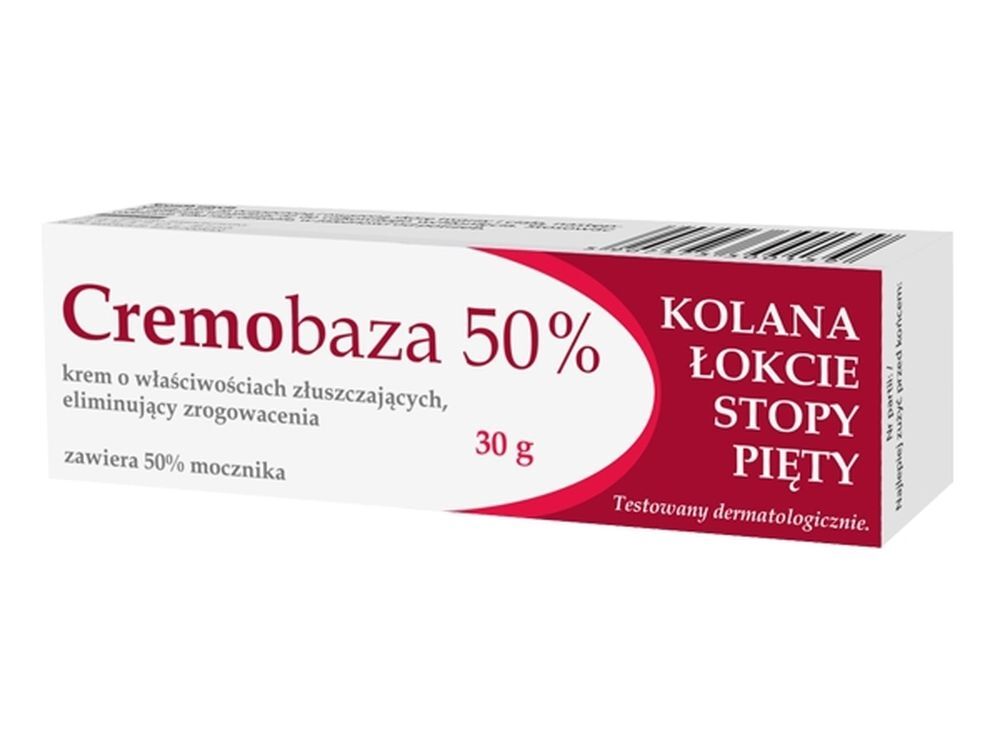 Cremobaza (Creambase) 50% 30g, keratinization of skin