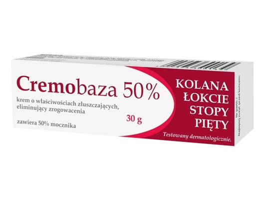 Cremobaza (Creambase) 50% 30g, keratinization of skin