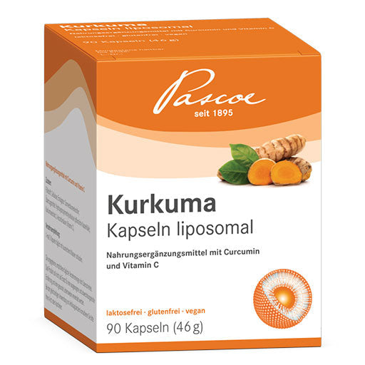 Curcumin and Vitamin C, Liposomal turmeric capsules