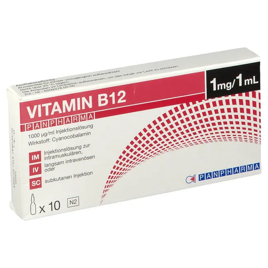 Cyanocobalamin, VITAMIN B12, PANPHARMA 1000 μg injection