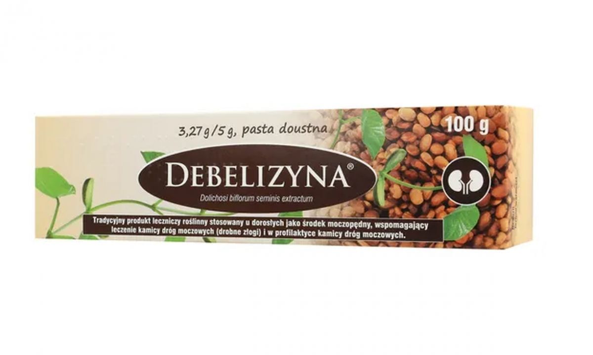 DEBELIZYNA paste 100g nephrolithiasis treatment, colic pain