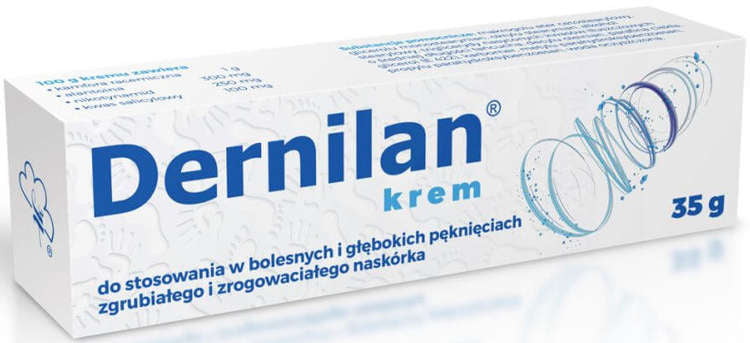 DERNILAN cream 35g skin irritation, painful skin, cracks skin