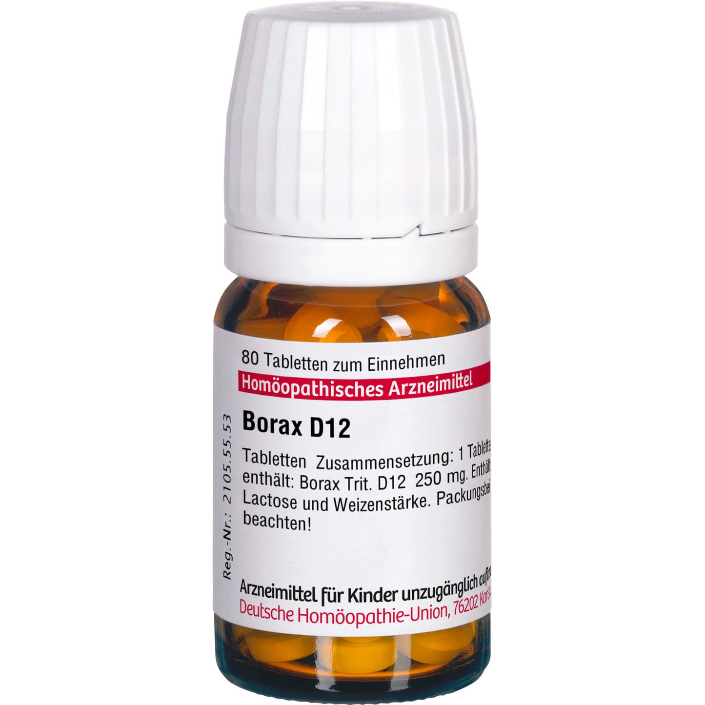DHU BORAX D 12 Tablets 80 Pcs