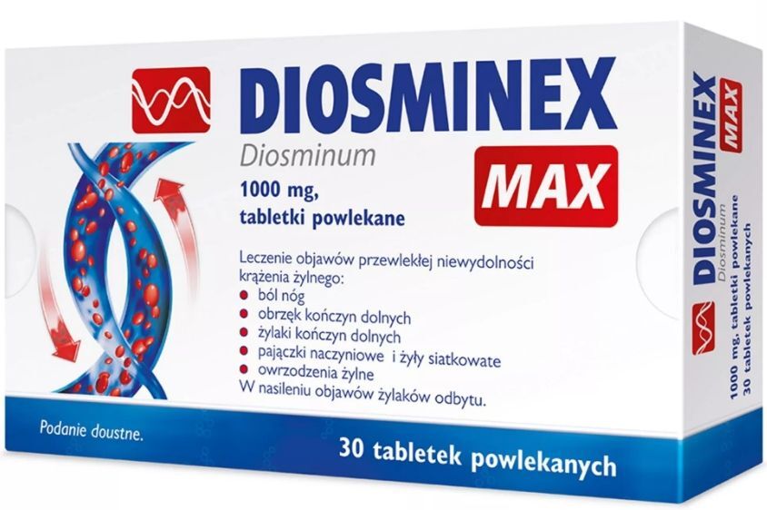 DIOSMINEX MAX 1000mg x 30 tablets