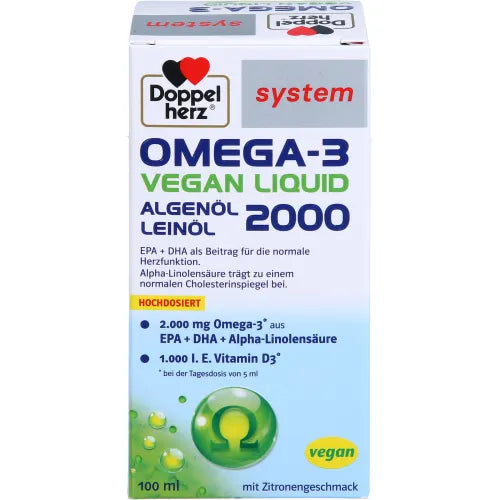DOUBLEHERZ Omega-3 vegan Liquid 2000 system