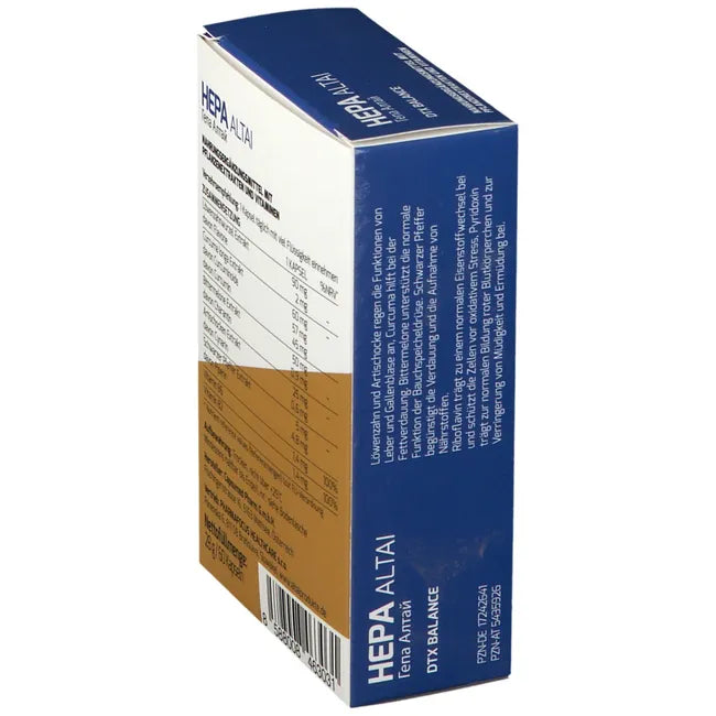 Dandelion, artichoke for the liver, allbladder, Turmeric, HEPA ALTAI capsules