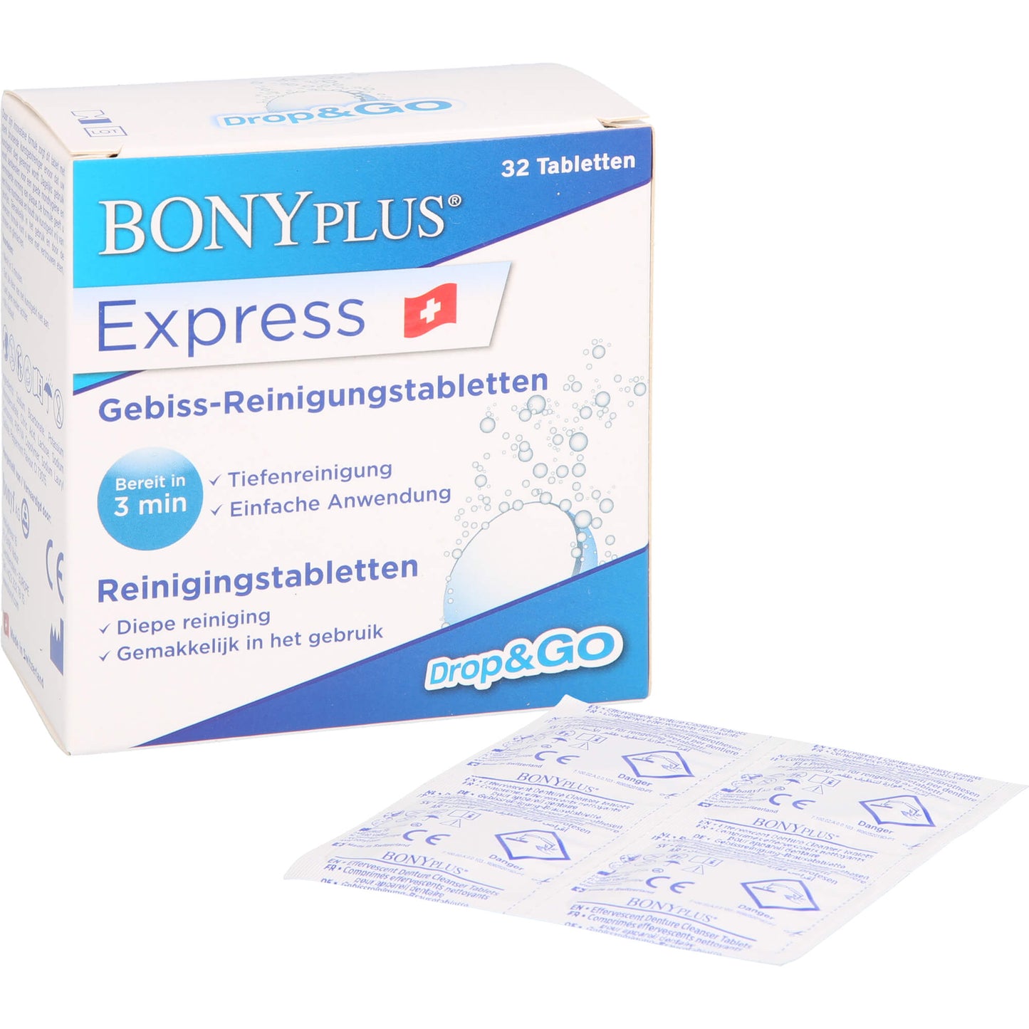 Denture cleaning tablets,  effervescent cleansing tablets