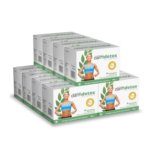 Detox intestines, intestine detox DARMDETOX with Chlorella drinks bag treatment