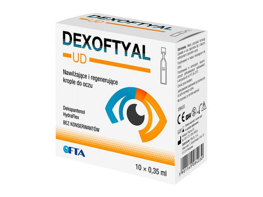 Dexoftyal UD eye drops 10 single-dose minims 0.35 ml