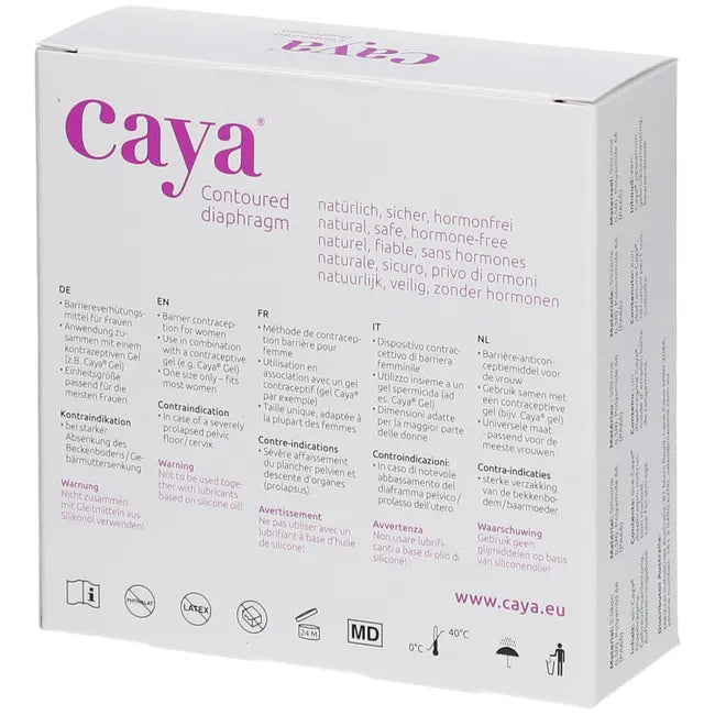 Diaphragm contraceptive, CAYA diaphragm UK