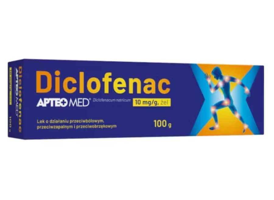 Diclofenac APTEO MED gel 0.01g/g 100g