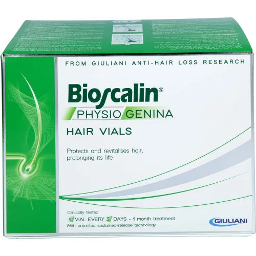 Diffuse hair loss treatment, BIOSCALIN Physiogenina ampoules