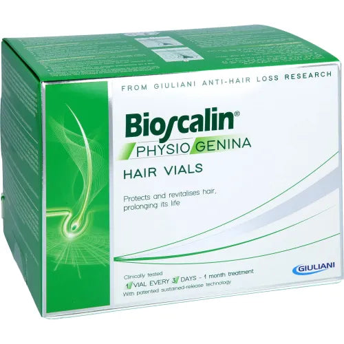 Diffuse hair loss treatment, BIOSCALIN Physiogenina ampoules