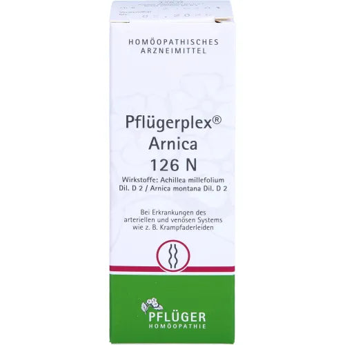 Diseases of the arterial and venous systems, varicose veins Arnica 126 N Drops