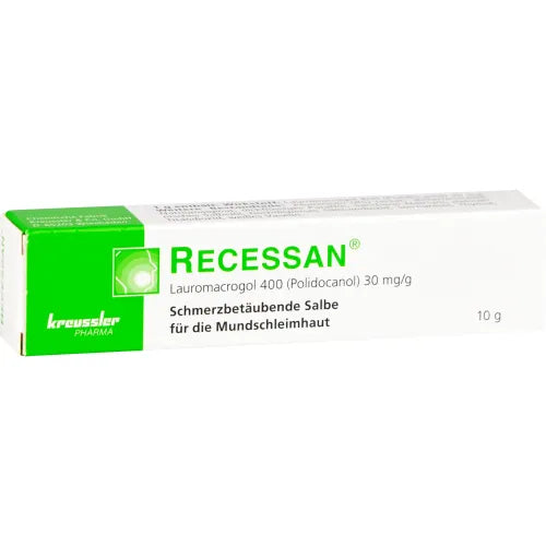 Diseases of the gums and oral mucosa RECESSAN ointment