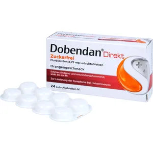 DOBENDAN Direkt sugar-free Flurbiprofen