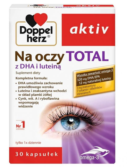 Doppelherz Aktiv Total On Eyes x 30 capsules, eye health