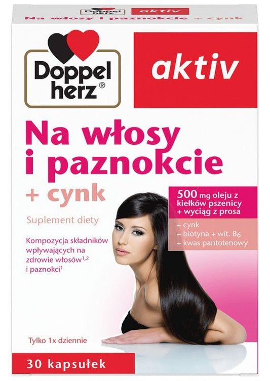 Doppelherz Aktiv For hair and nails + zinc
