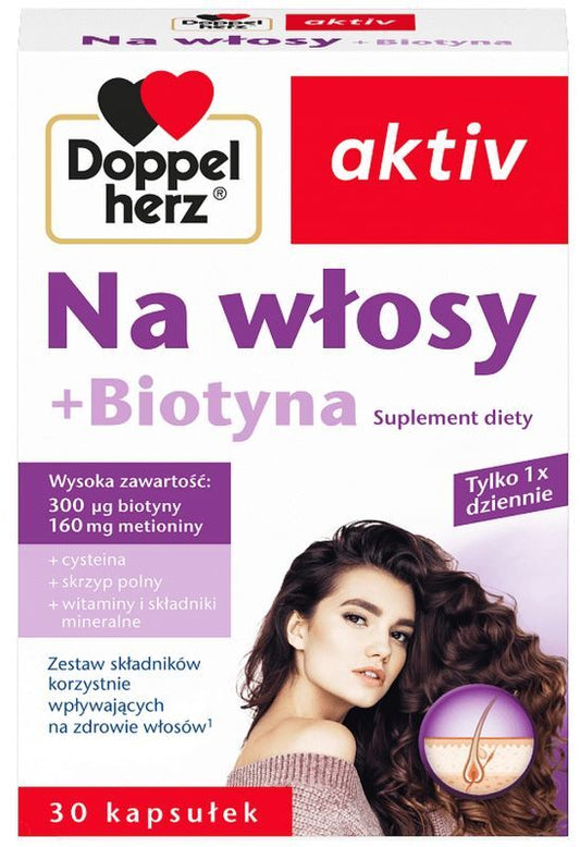 Doppelherz Aktiv The hair + Biotin x 30 capsules
