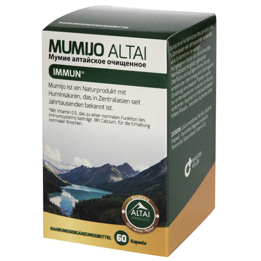 Dozens of minerals and trace elements, MUMIJO ALTAI capsules