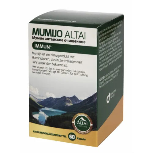 Dozens of minerals and trace elements, MUMIJO ALTAI capsules