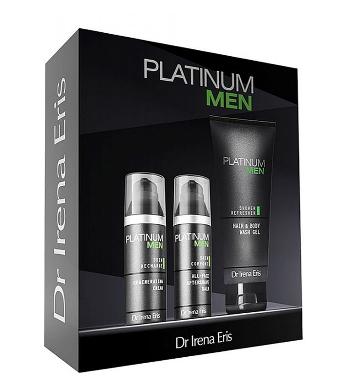Dr Irena Eris PLATINUM MEN Set 200 ml + 50 ml + 50 ml