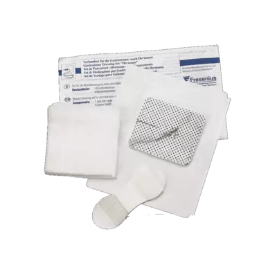 Draughting set for gastrostomy according to Herrmann