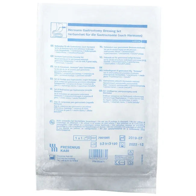 Draughting set for gastrostomy according to Herrmann