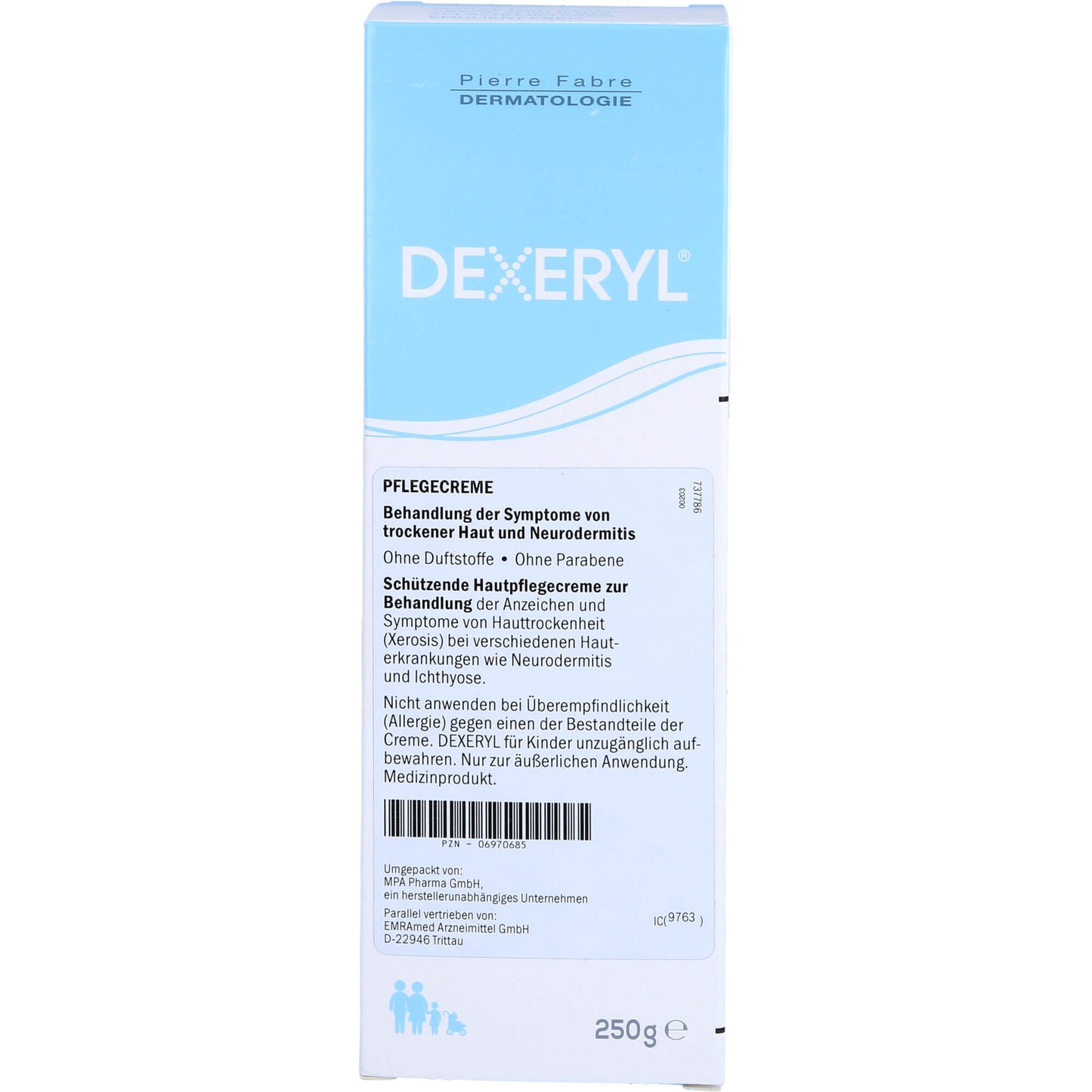 Dry or atopic skin, DEXERYL Cream