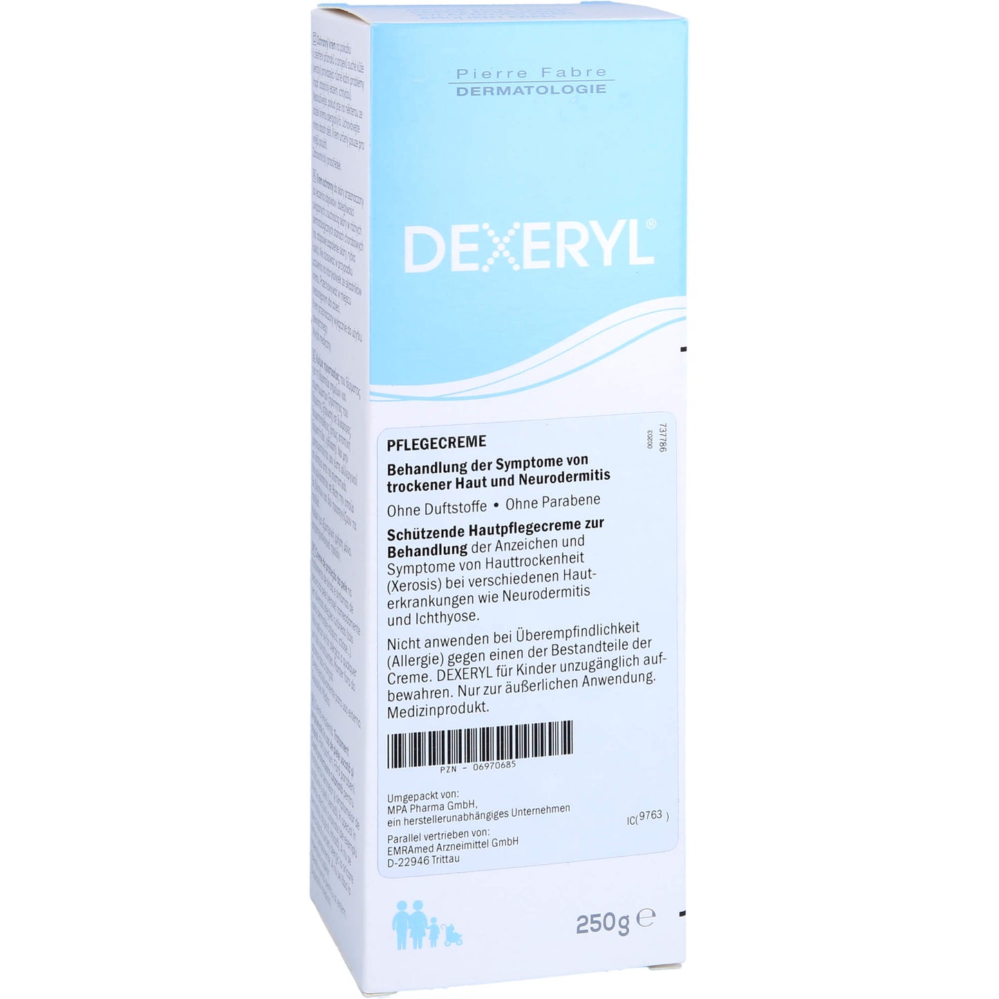 Dry or atopic skin, DEXERYL Cream