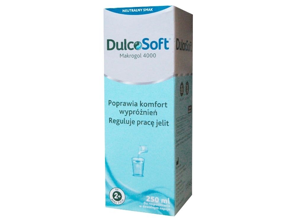 Dulcosoft syrup 250ml, treatment of constipation