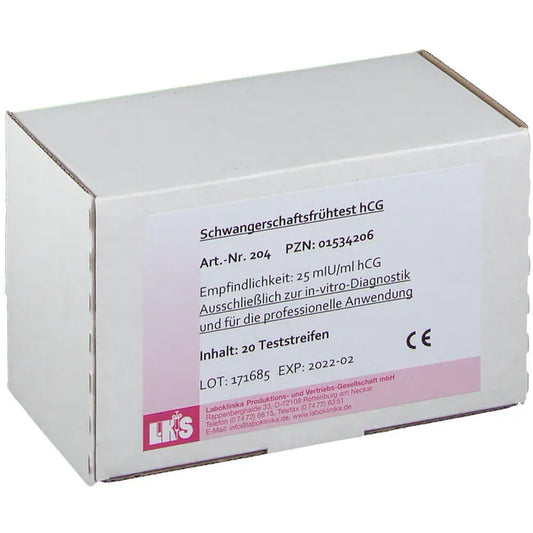 EARLY PREGNANCY TEST Urine HCG Test Strips 20 pcs