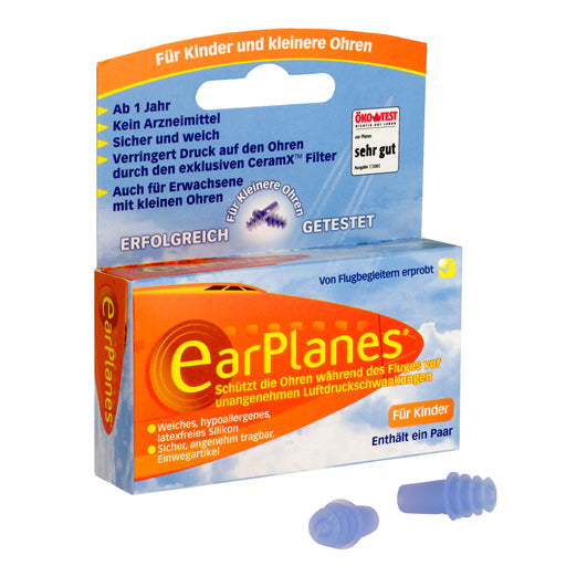 EARPLANES Child- Kind earplugs, EarPlanes® earplugs for children