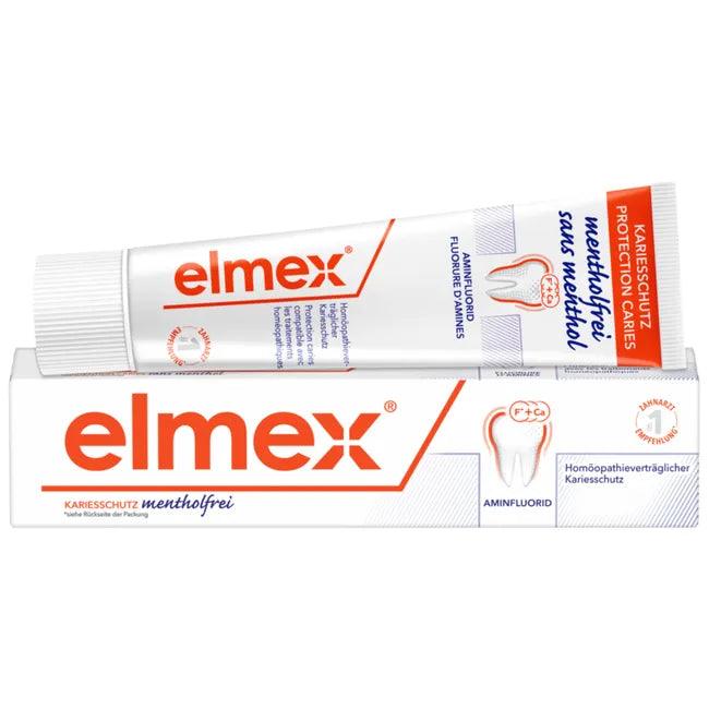 ELMEX menthol-free toothpaste with folding box UK