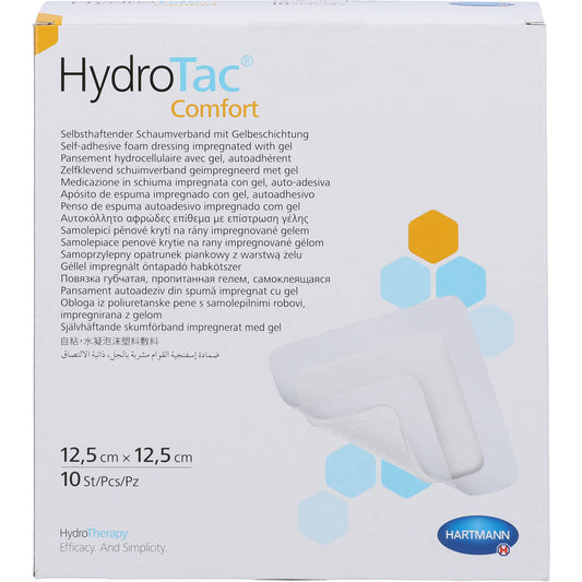 cHYDROTAC comfort foam dressing 12.5x12.5 cm sterile