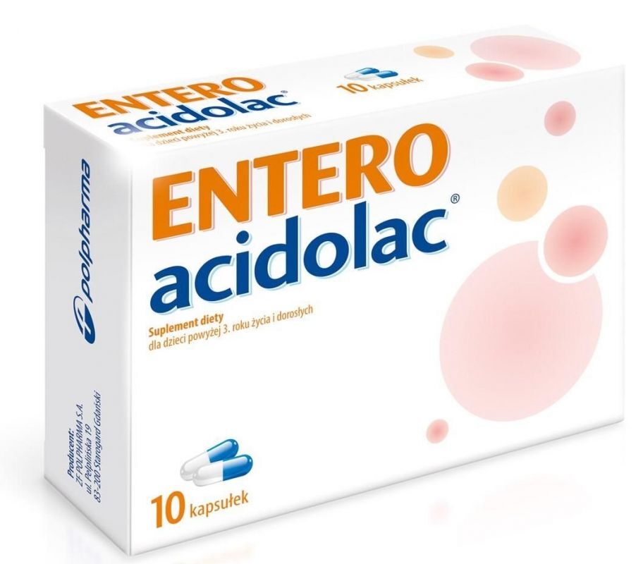 ENTERO ACIDOLAC x 10 capsules