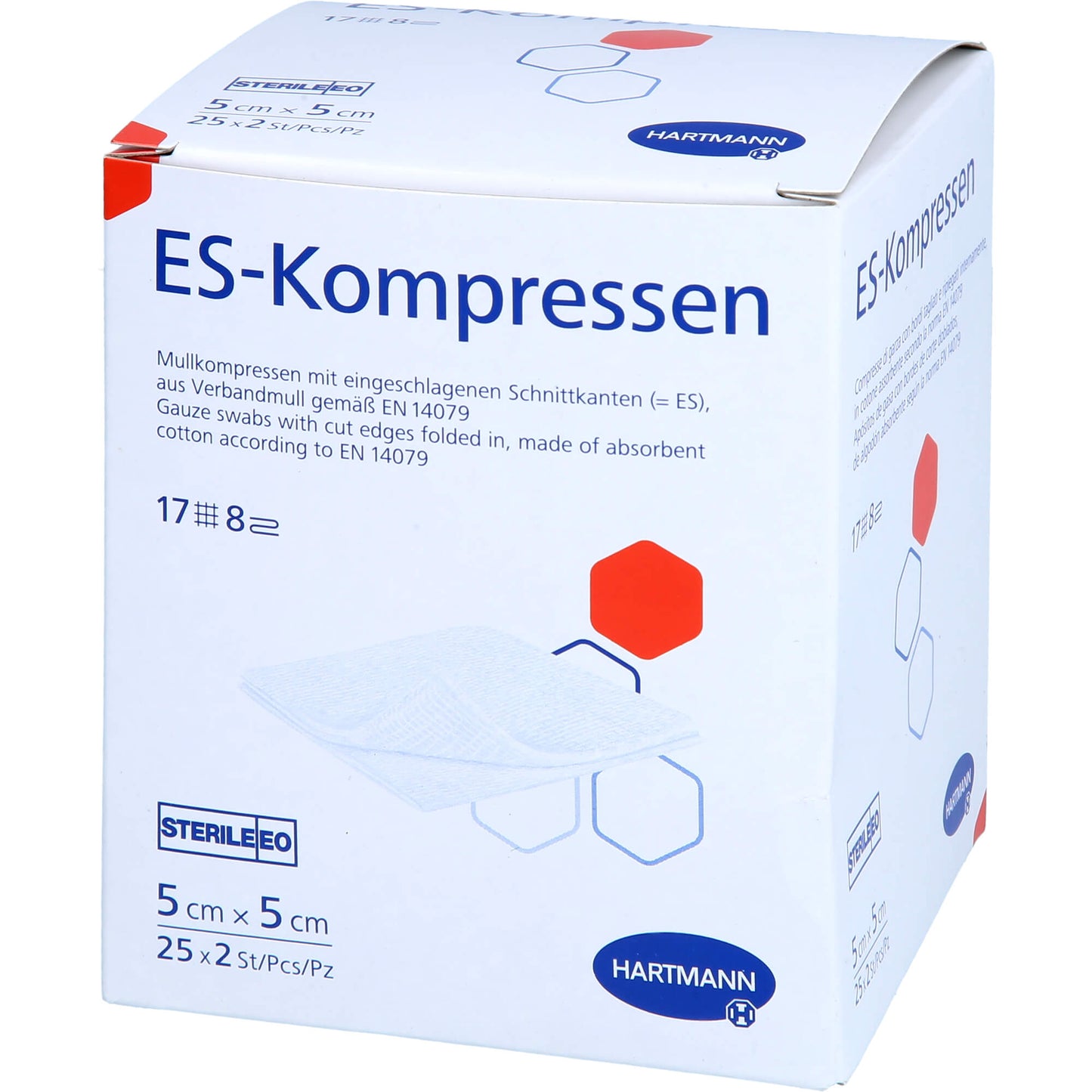 ES-COMPRESSES sterile 5x5 cm 8-ply