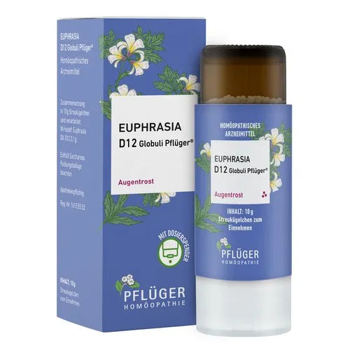 EUPHRASIA D 12 Globules Pflüger Dosage Dispenser 10 g