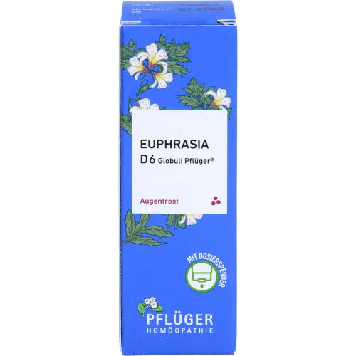 EUPHRASIA D 6 Globules Pflüger Dosage Dispenser 10 g