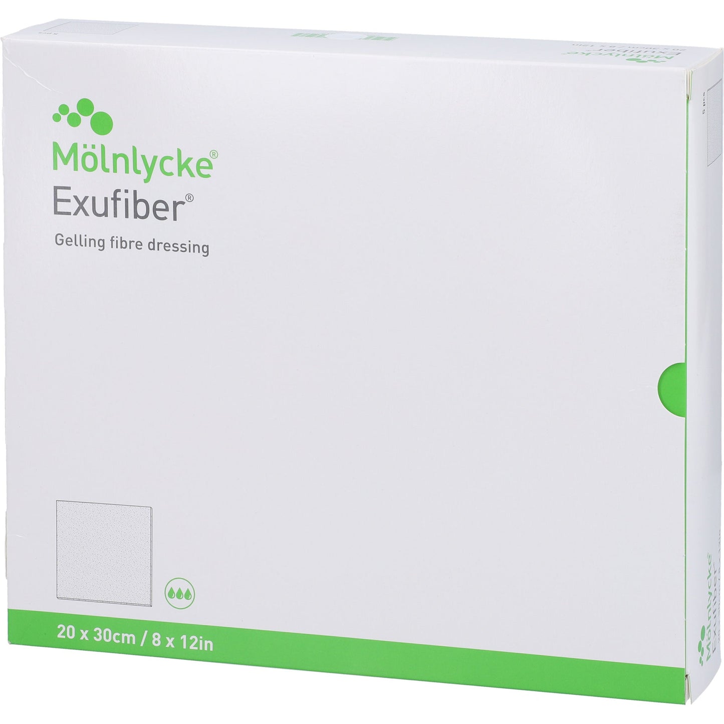 EXUFIBER 20x30 cm gel fiber bandage