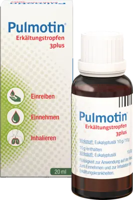 Eucalyptus oil, PULMOTIN Cold Drops 3plus