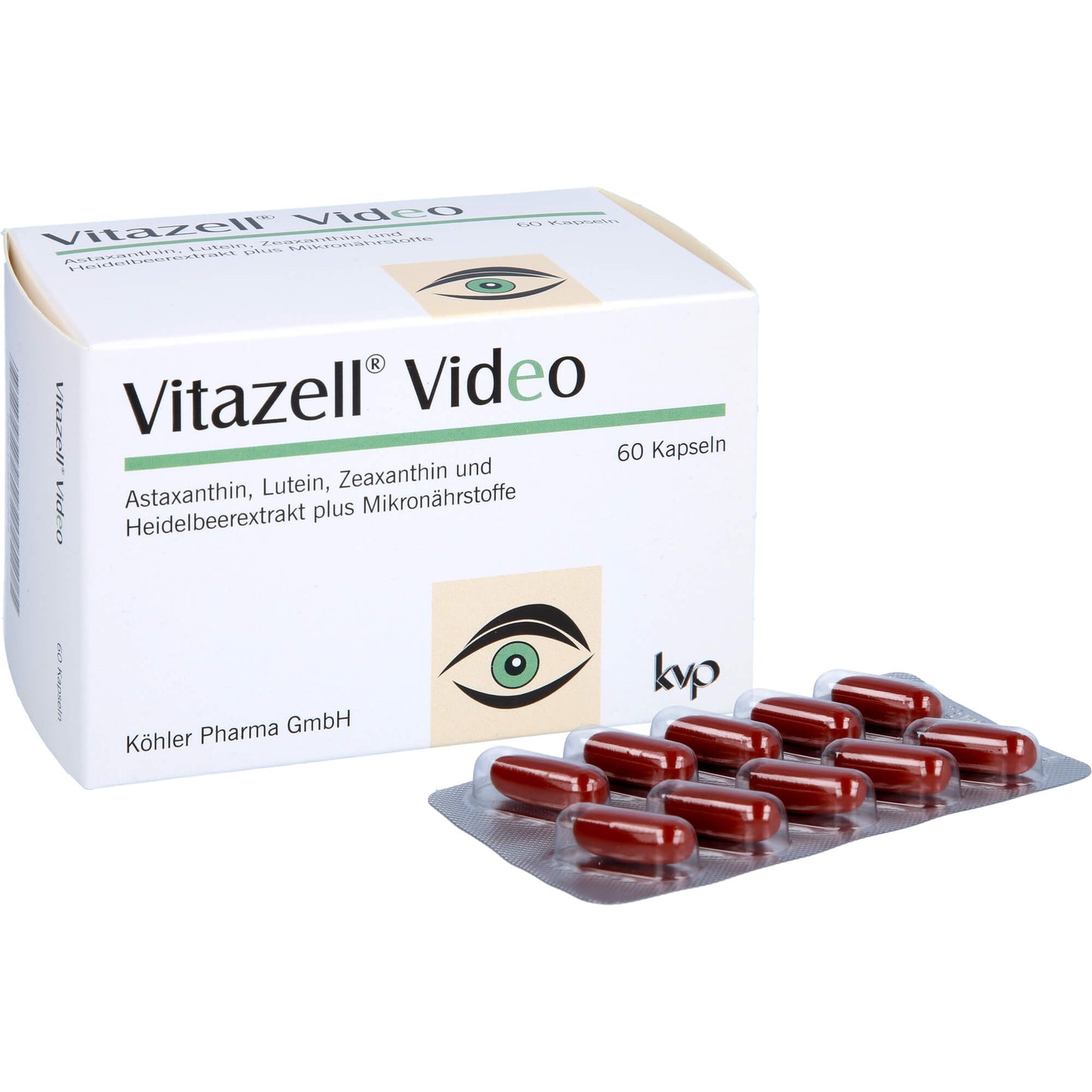 Eye vitamins, vitamins for eyes VITAZELL Video Capsules