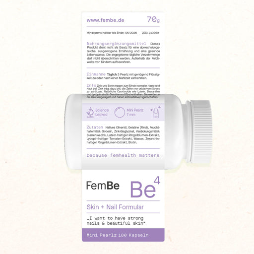 FEMBE Be4 Skin+Nail Formula Soft Capsules