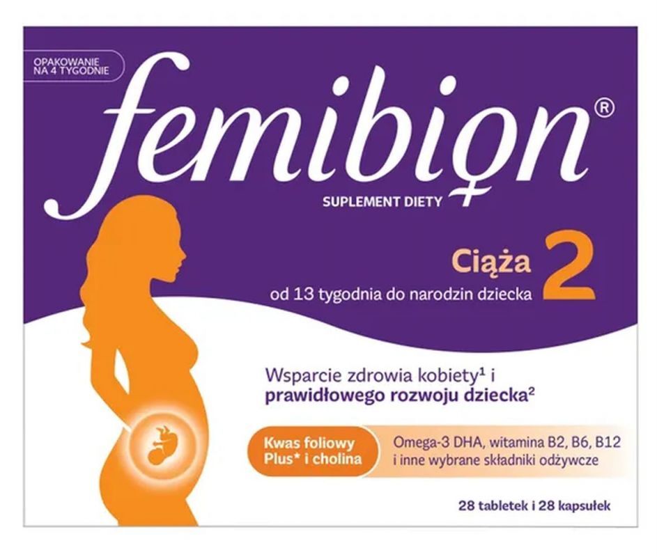 Femibion 2 Pregnancy x 28 tablets. + 28 capsules