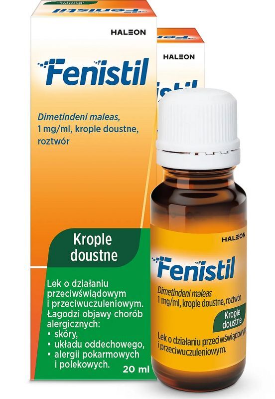 FENISTIL drops 0.001g / ml 20ml for infant, babes