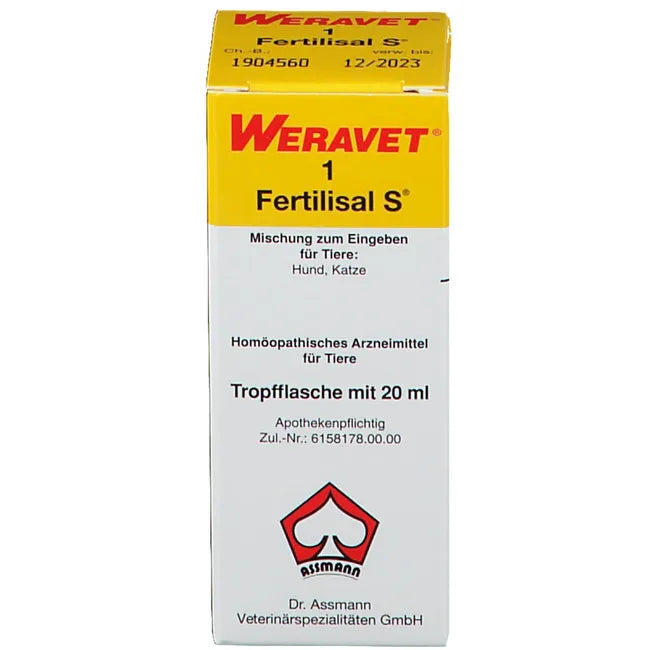 FERTILISAL S1 Drops for Dogs, Cats, Pet, Zoo Animals