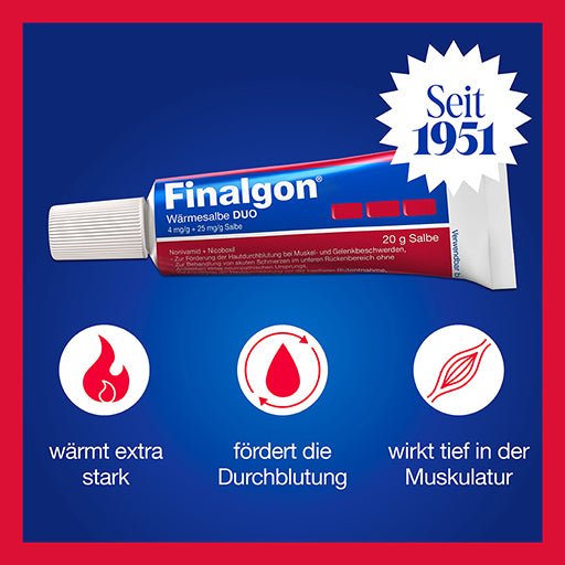 FINALGON Warming Ointment DUO,  (nicoboxil + nonivamid)